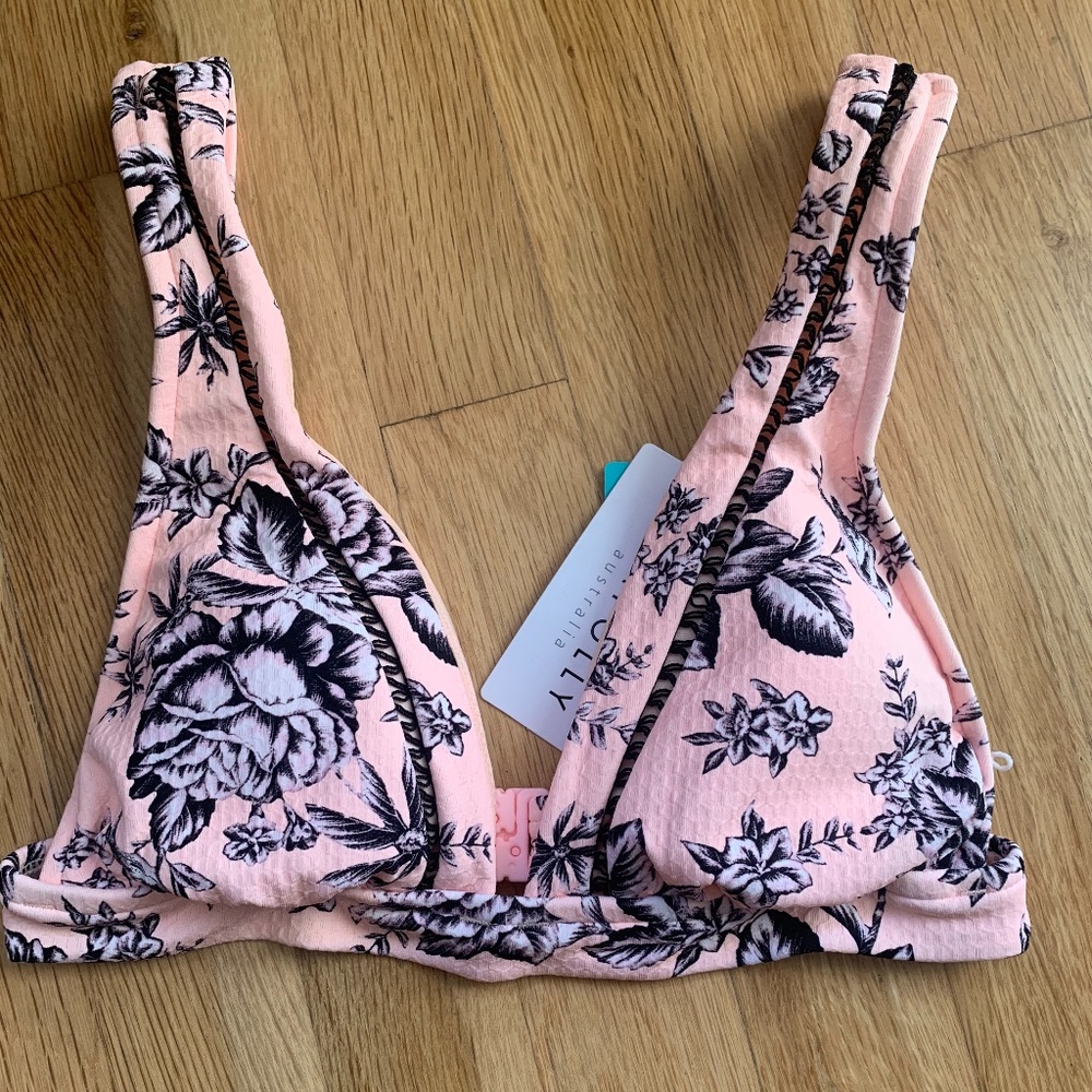 Seafolly Bikini Top - LoveBird Fixed Longline Tri